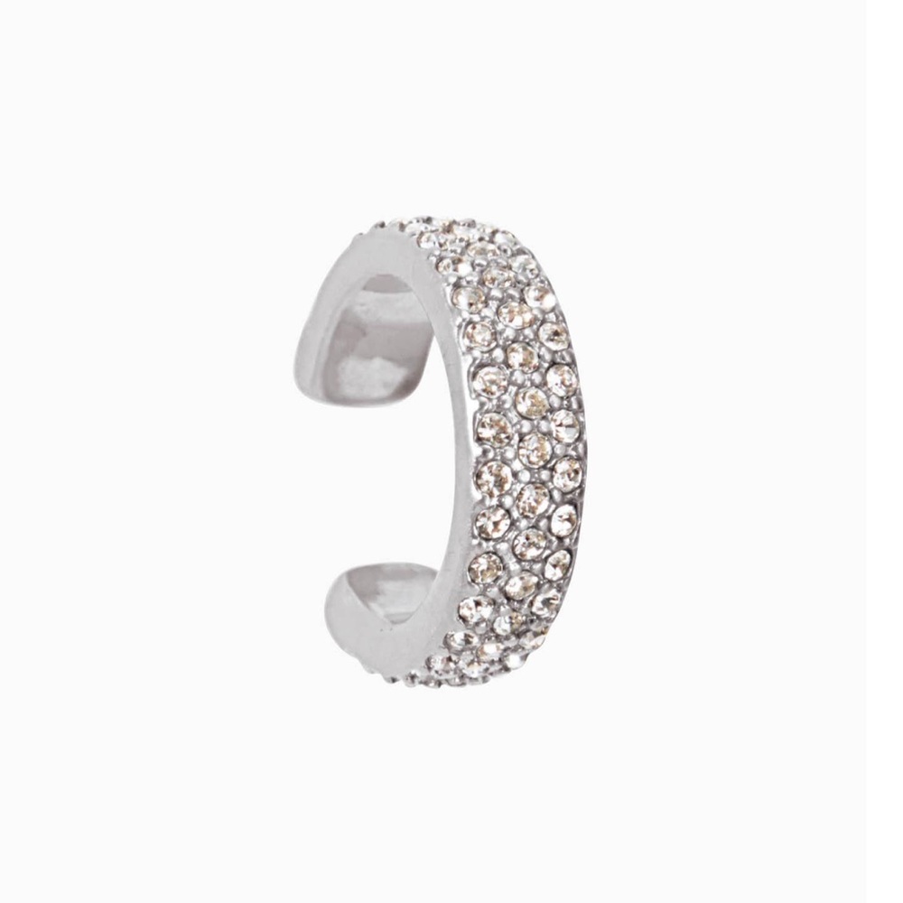 Stella & Dot Pave Ear Cuff - Silver